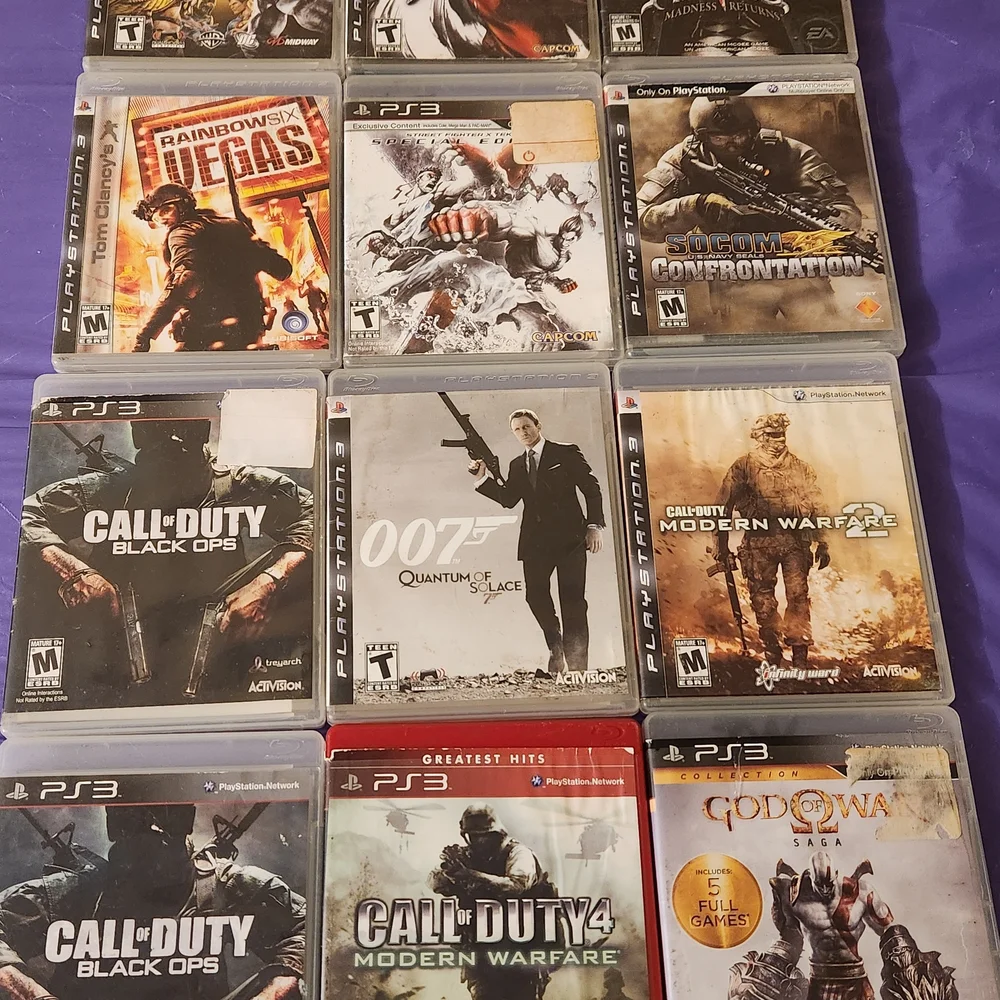 SONY Playstation 3 Console with 12 Games Bundle